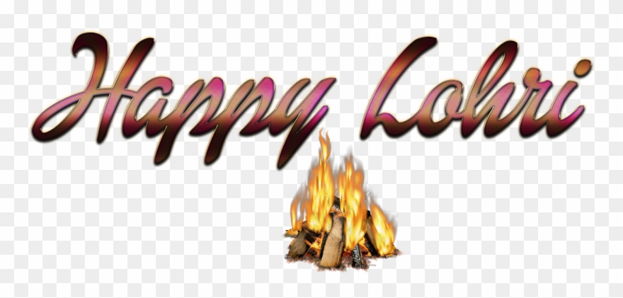 Lohri Png Clipart - Happy Lohri Word Png Transparent Png