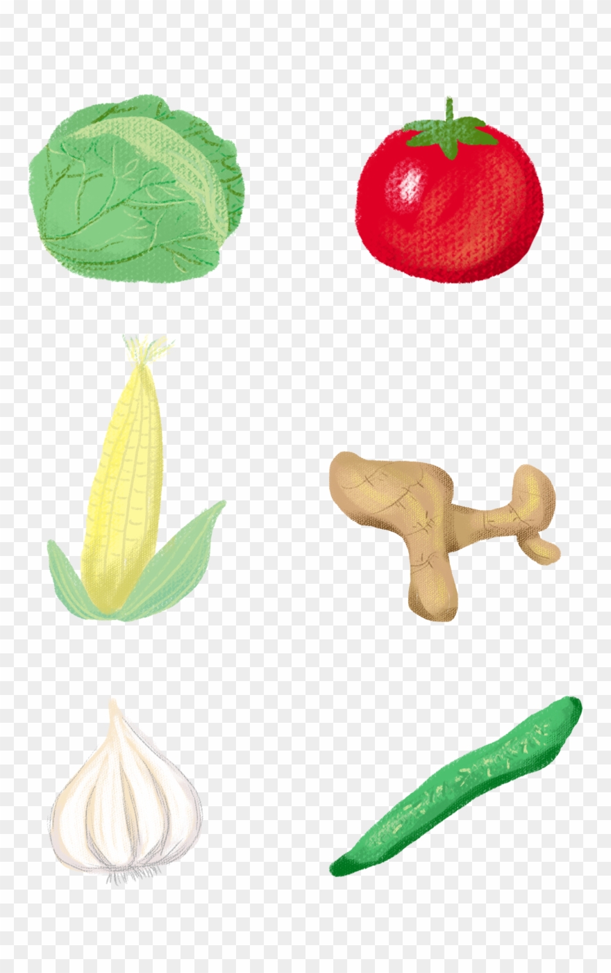 Hand Drawn Cute Vector Cartoon Png And Psd - Strawberry Clipart