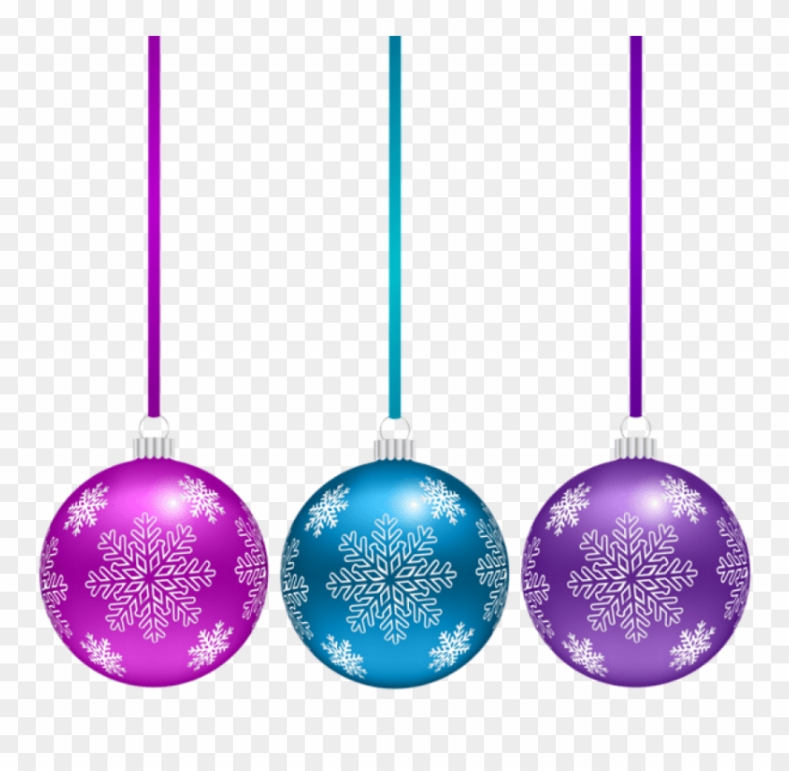 Free Png Christmas Ball With Snowflakes Set Png Png - Clip Art Transparent Png