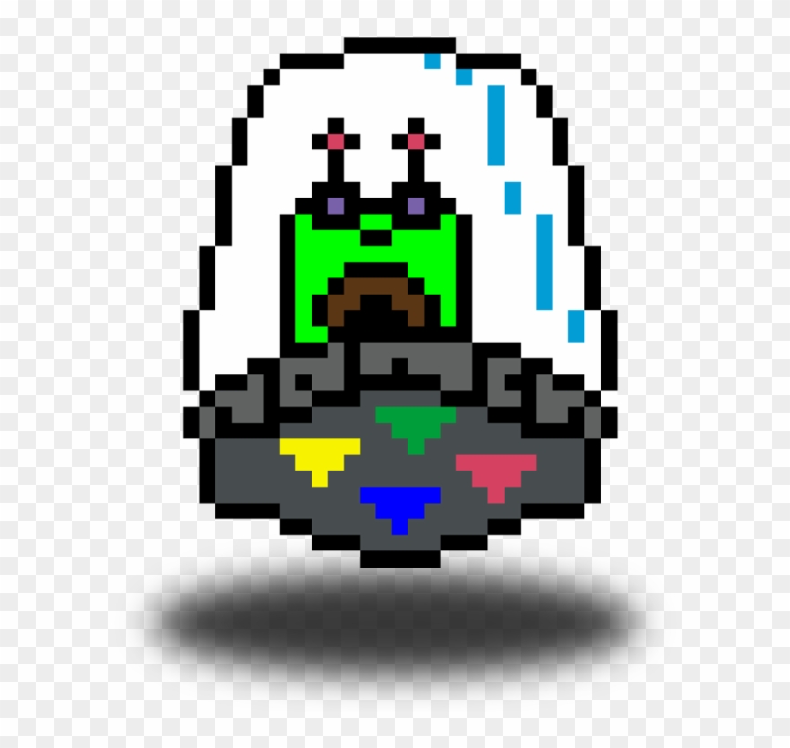 894 X 894 3 - Pixel Alien Ship Png Clipart