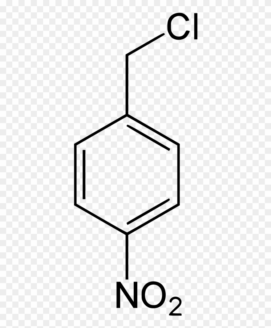 Datei Nitrobenzyl Chloride Svg Chemie Schule - 4 Bromobenzaldehyde Clipart