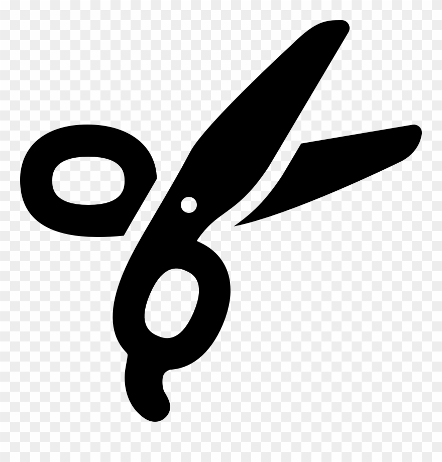 Eye Pencil And In Color - Black Scissors Logo Clipart