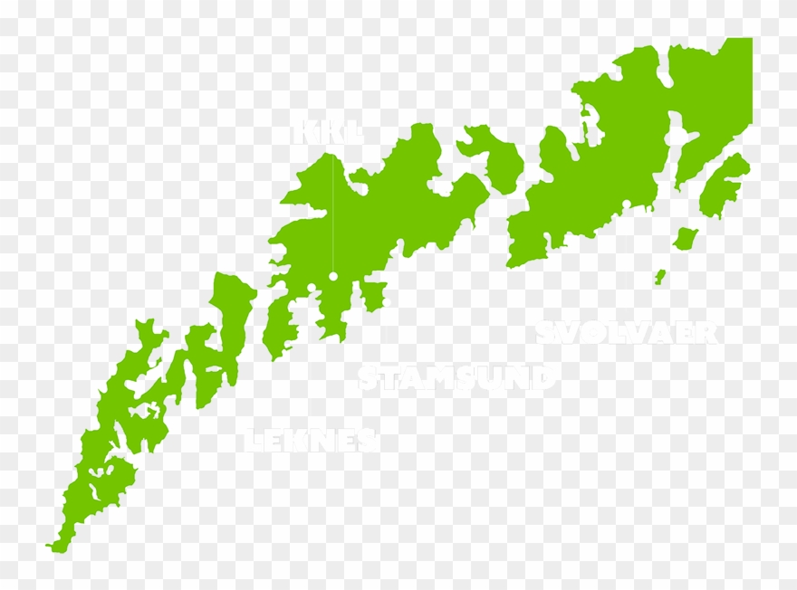 O N The Neighbouring Island And One Hour To The East - Lofoten Hiking Map Clipart