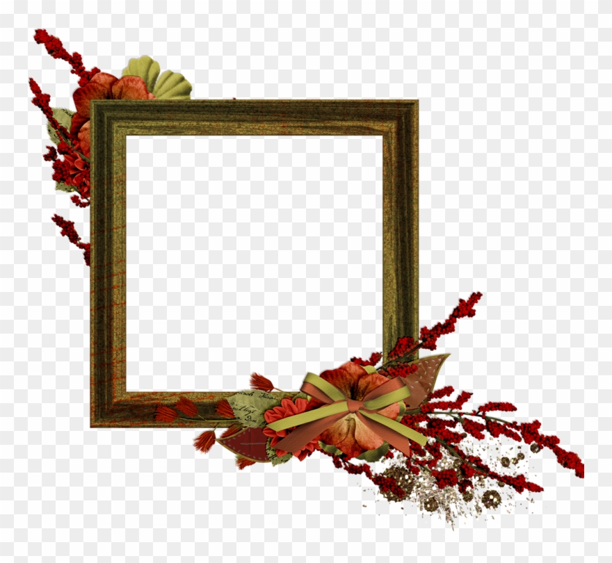 إطارات ورد للتصميم2019,أجمل الإطارات للفوتوشوب,إطارات - Picture Frame Clipart