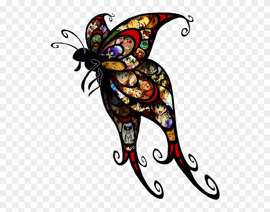 Butterfly Collage Clipart (3428141) PinClipart