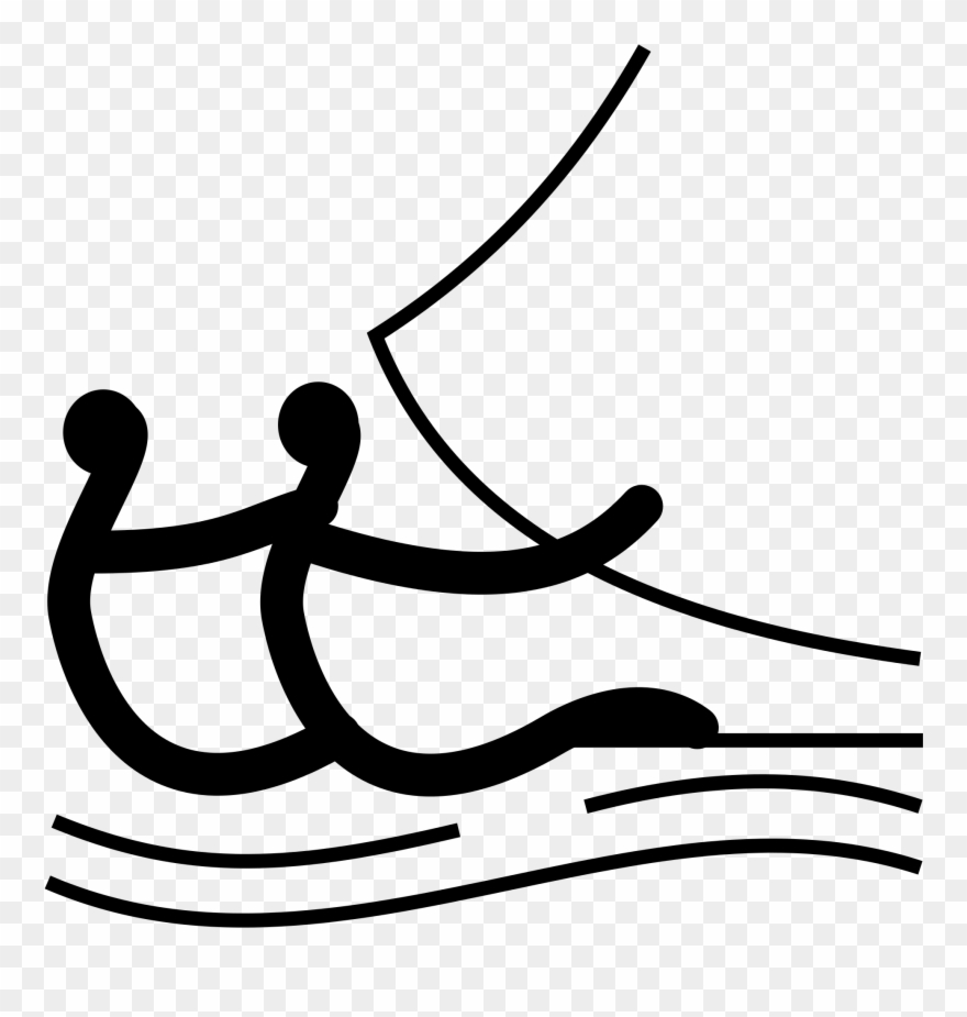 Open - Paralympic Pictogram Sailing Clipart