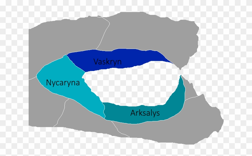 Arkasia First Level Political Divisions Clipart