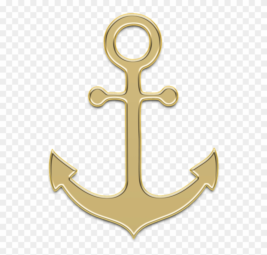 Anchor Golden Decor - Anchor Clipart