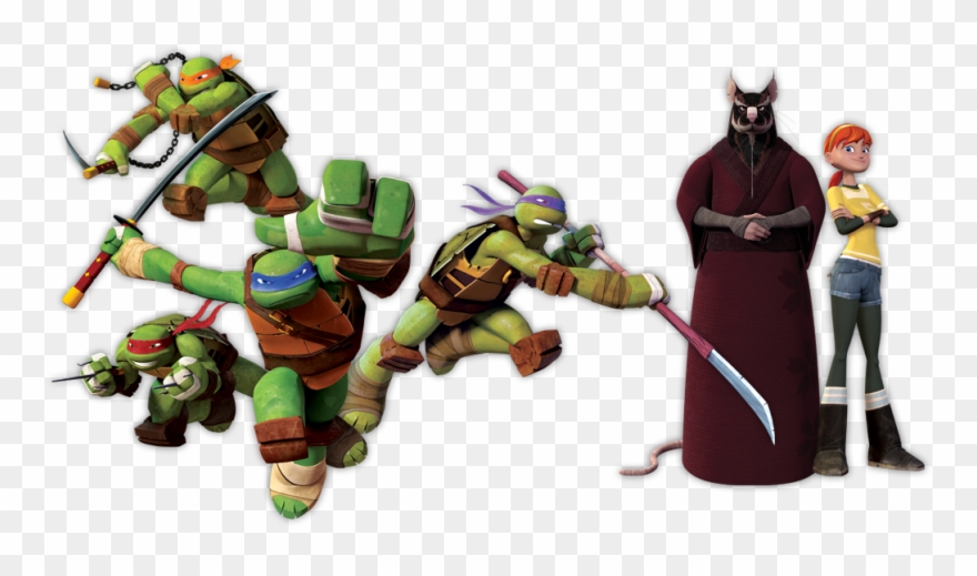 First Official Full Length - Teenage Mutant Ninja Turtles All Characters Clipart