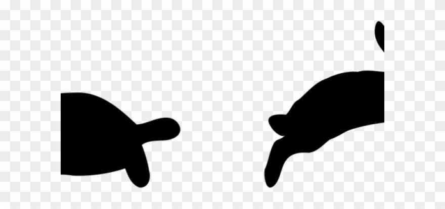 Tortoise Clipart Sluggish - Turtle And Rabbit Icon - Png Download