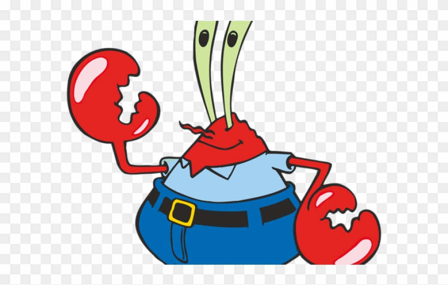Hermit Crab Clipart Pirate - Mr Krabs Spongebob Clipart - Png Download