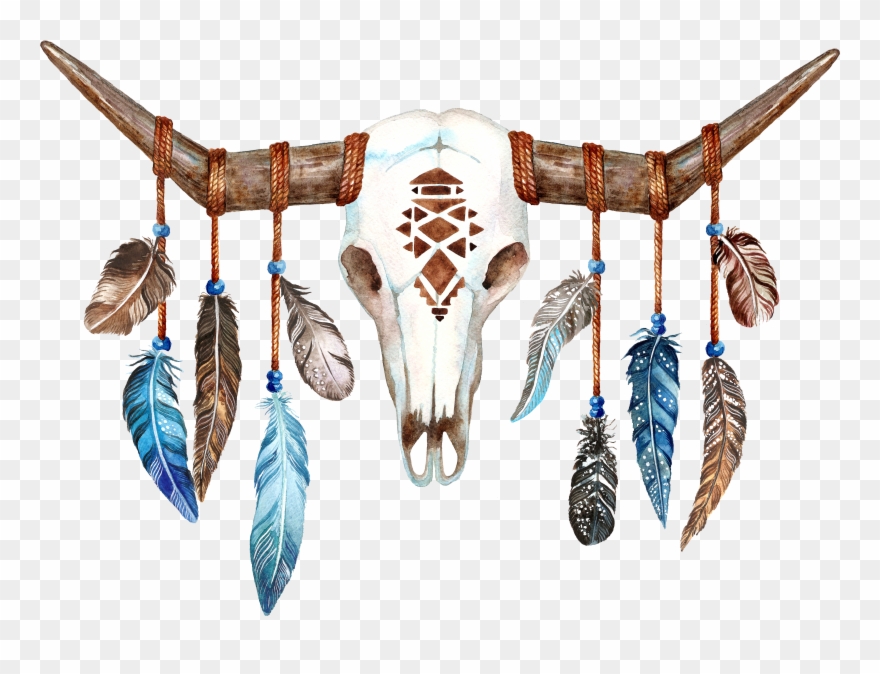 Sheep Skull Boho-chic Bull Longhorn Texas Clipart