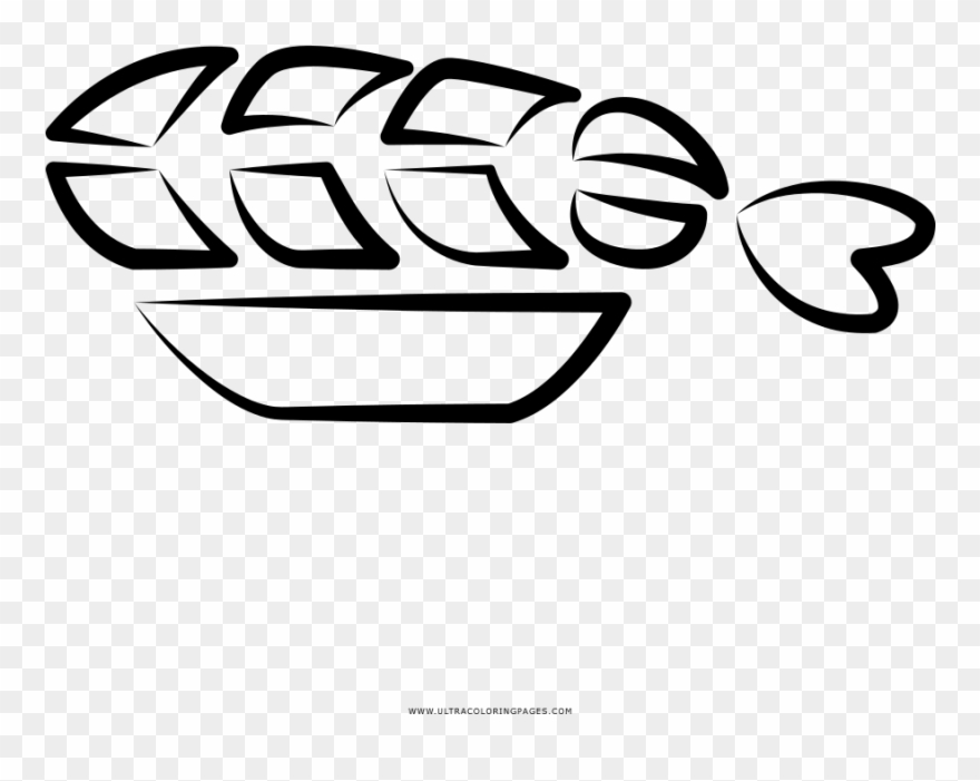 Shrimp Coloring Page Clipart