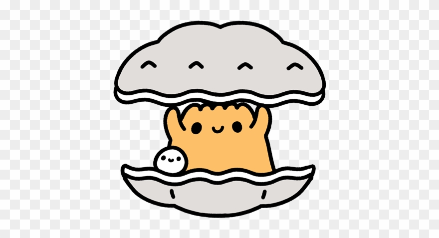 Oyster In Your Blog, Journal, Tumblr, Instagram, Facebook - Anime Oyster Clipart