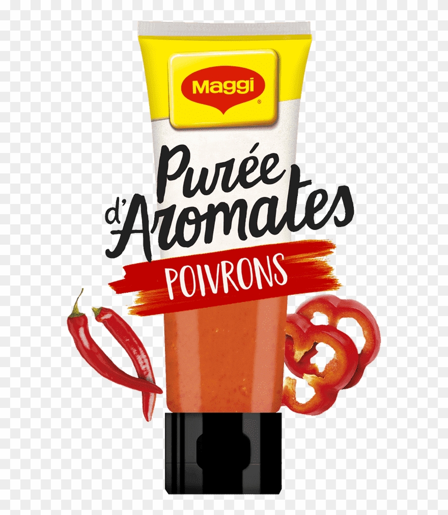 Purée D'aromates Poivrons - Maggi Clipart