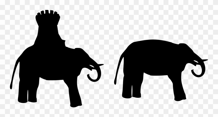 Open - Elephant Vector Transparent Clipart