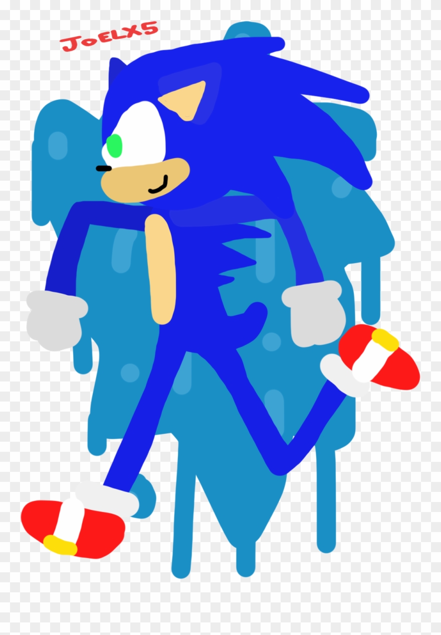 Sonic The Hedgehog Fanart - Illustration Clipart