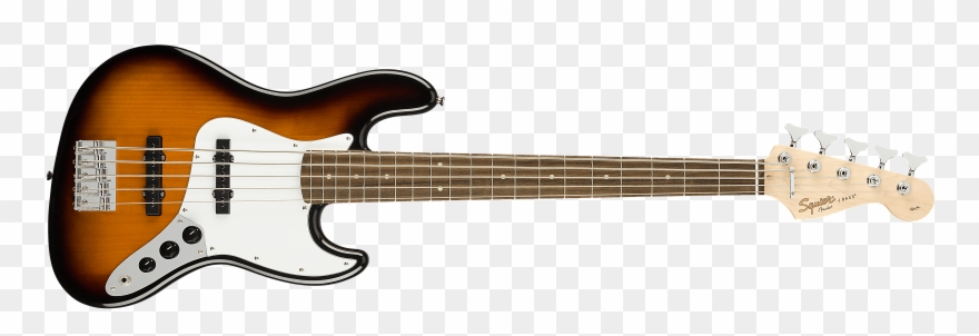 Squier By Fender Affinity Series Jazz Bass V Laurel - Fender Stratocaster Classic 60s Clipart
