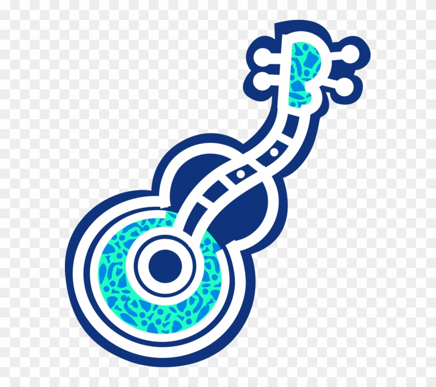 Vector Illustration Of Acoustic Guitar Stringed Musical Clipart