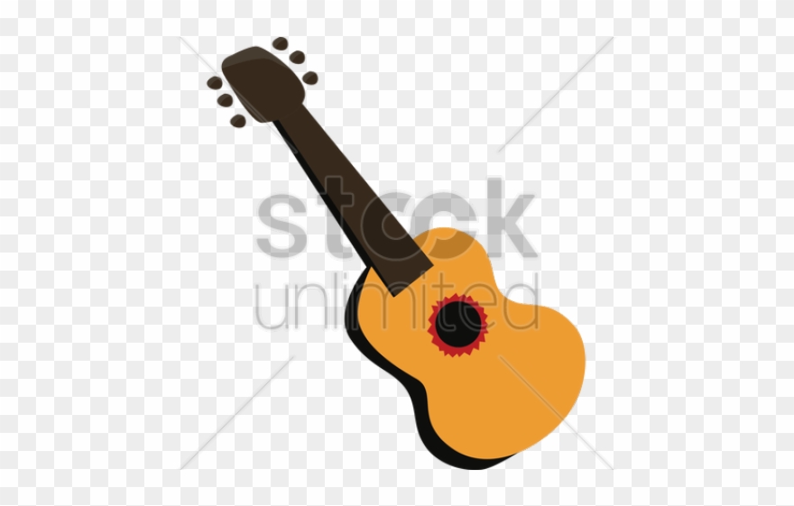 Acoustic Guitar Clipart Png Format - Mexican Guitar Illustration Transparent Png