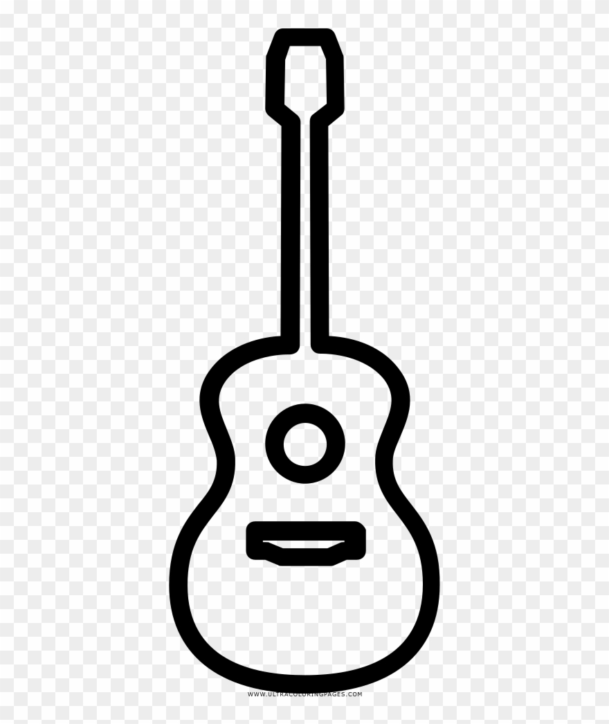 Gitarre Ausmalbilder Clipart