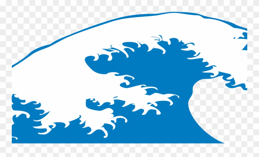 Wave Clipart Large Wave - Wave Clipart Transparent Background - Png Download