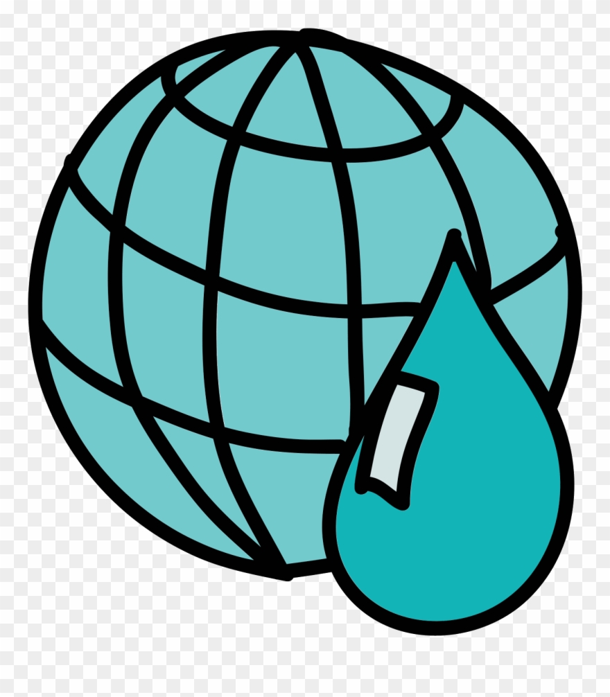 Water Resources Of The Earth Icon - Worldwide Icon Png Clipart