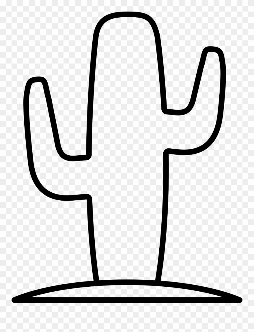 Kaktus Ausmalbilder - Imagenes De Cactus De Desierto Para Colorear Clipart