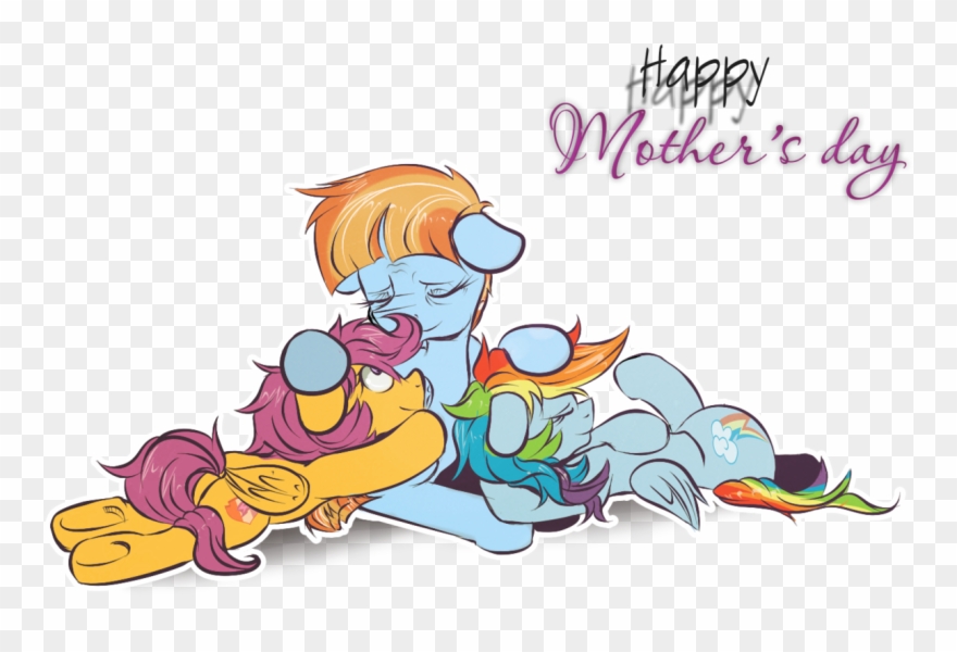 Artist Redheadfly Eyes Closed Female Mare Ⓒ - All Mlp Moms Clipart