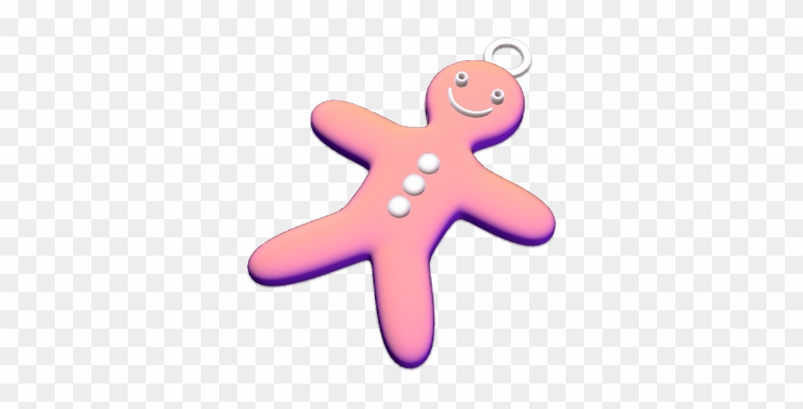 My Gingerbread Man Bauble - Starfish Clipart
