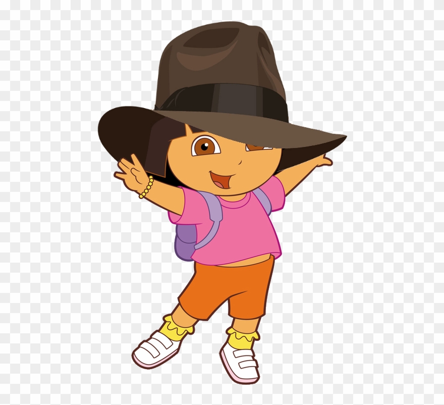 Index Of Images Humor Fedora - Dora The Explorer Hat Clipart