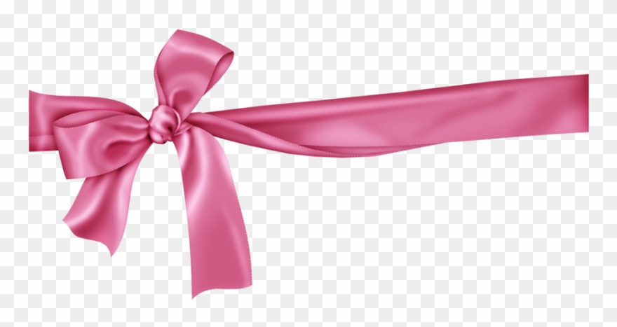 Pink Bow Ribbon - Moño De Regalo Verde Clipart