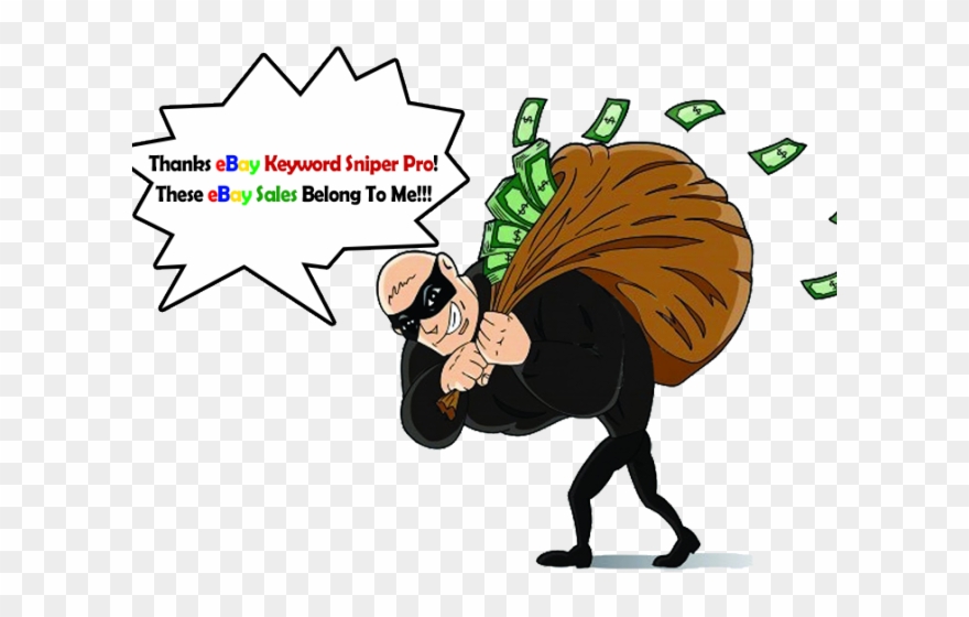 Snipers Clipart Thank You - Money Thief - Png Download