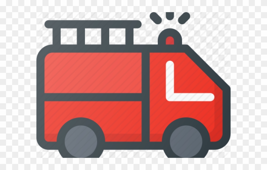 Alarm Clipart Fire Truck Siren - Png Download