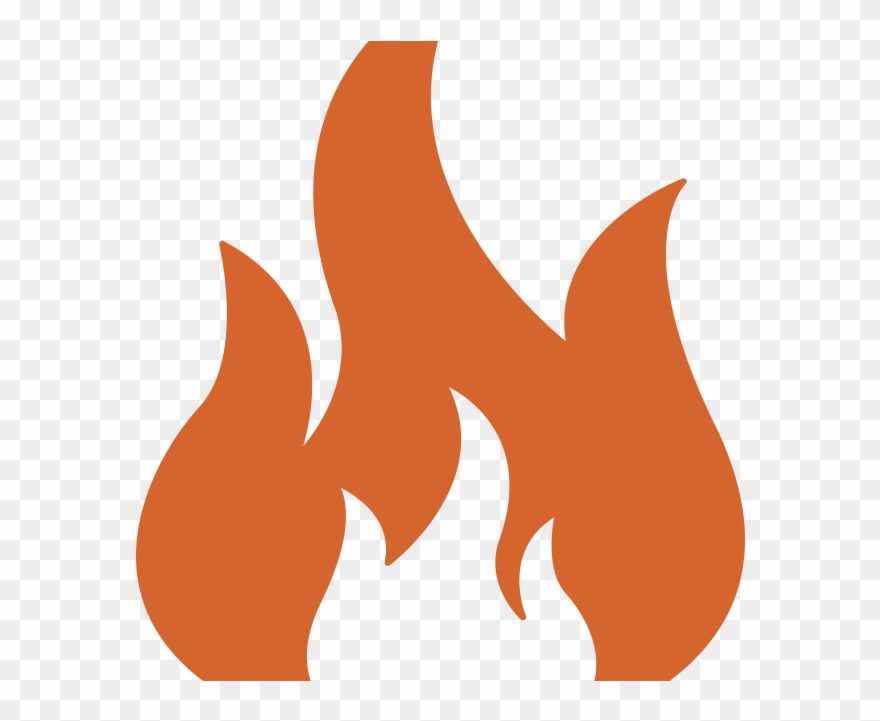 Burn Baby Burn - Silhouette Flames Black Clipart