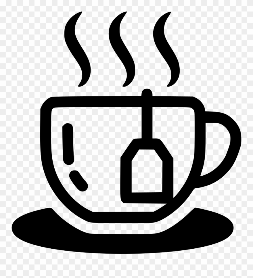 Tea Cup Hot Comments - Emblem Clipart