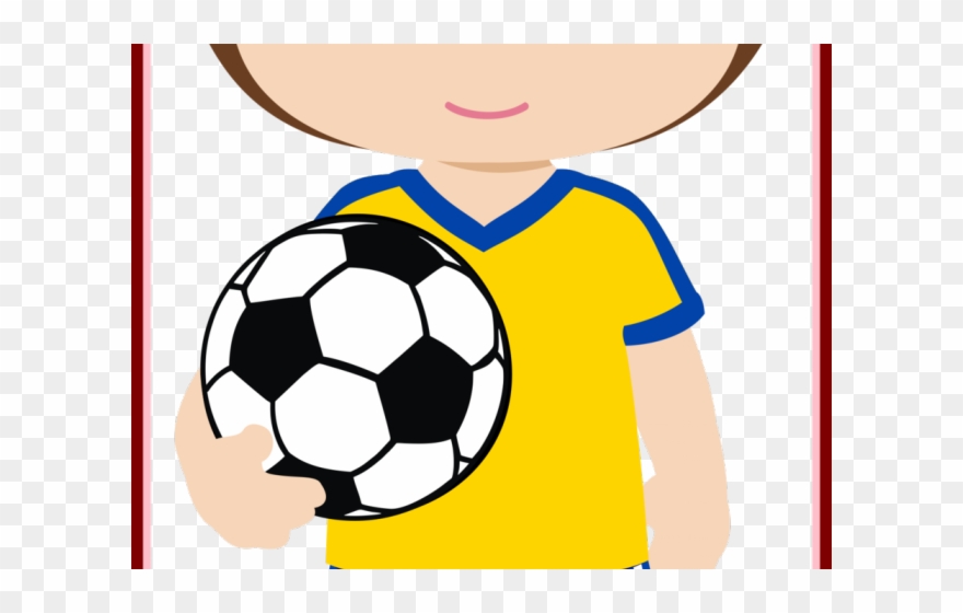 Football Clipart Drawing - Navy Blue Soccer Ball - Png Download