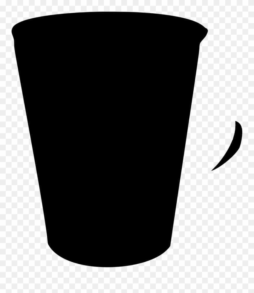 Download Png - Tea Cup Silhouette Vector Clipart