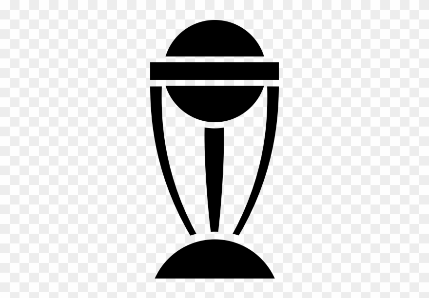 Cricket World Cup Black And White Clipart