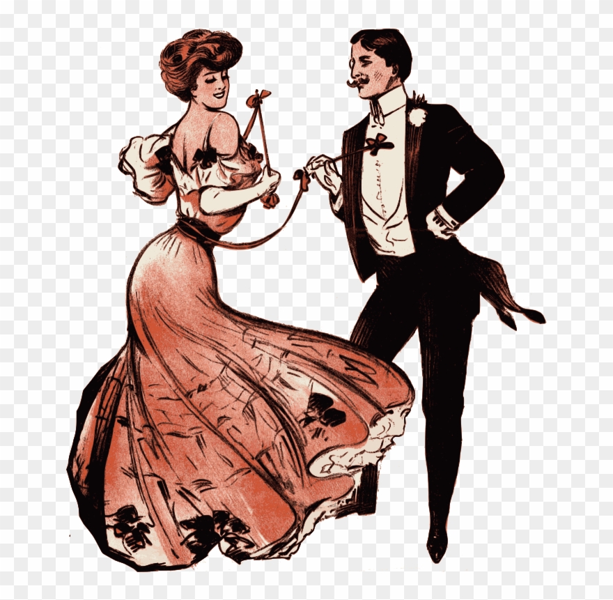 Medium Image - Victorian Couple Png Clipart