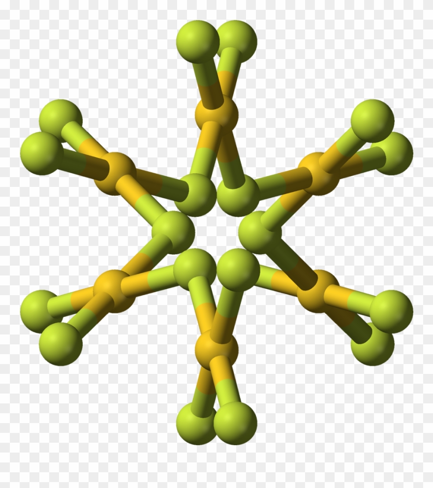 Gold Trifluoride Spiral Top 3d Balls - Gold(iii) Fluoride Clipart