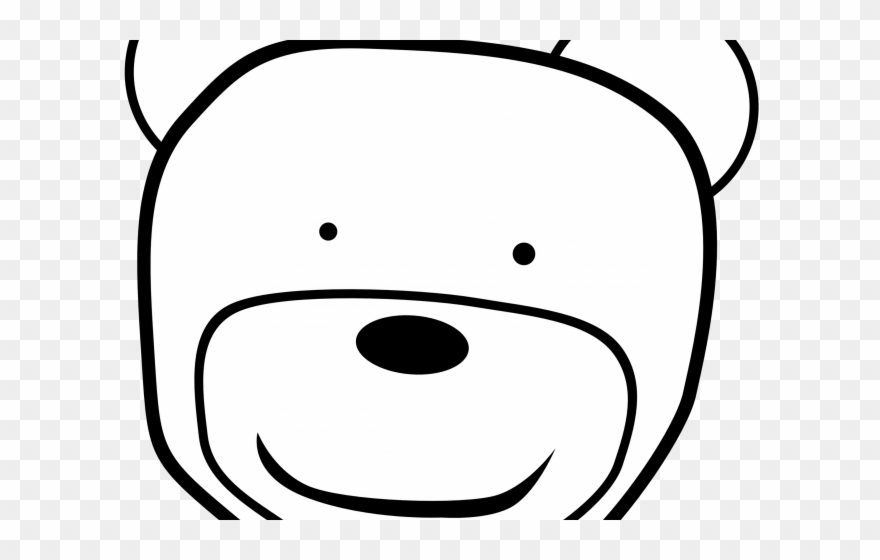Black Bear Clipart Teddy Bear - Cartoon - Png Download