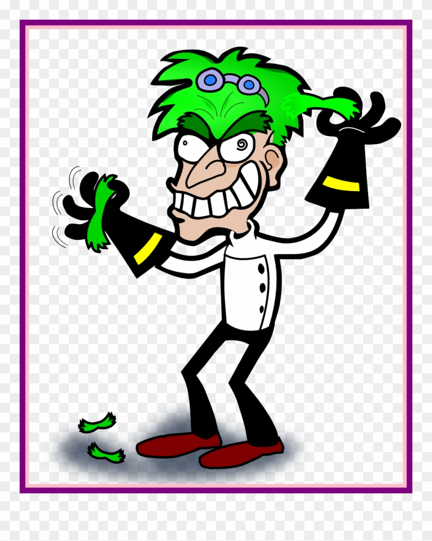 Svg Black And White Download Fascinating Pin By Crafty - Mad Scientist Science Clipart - Png Download