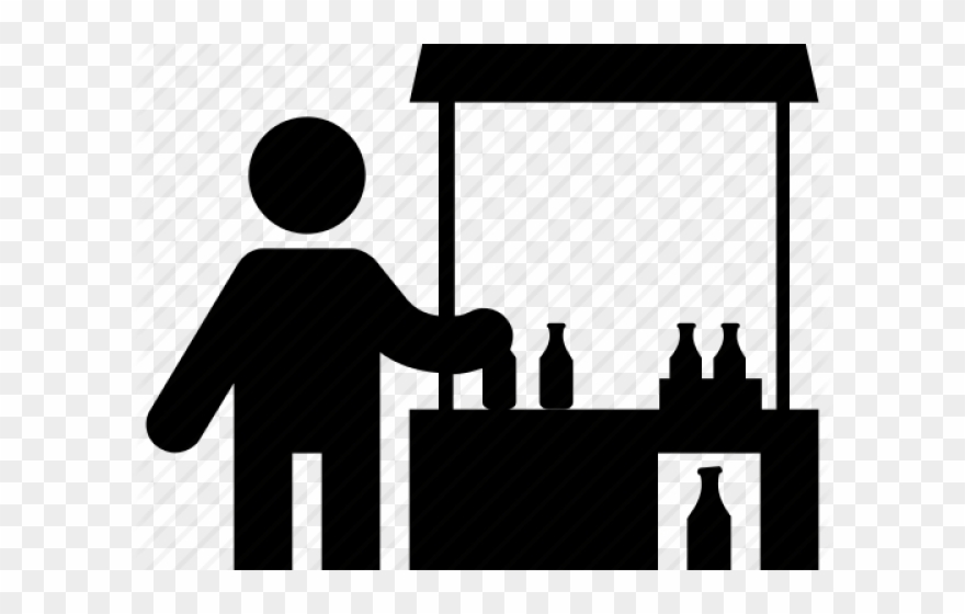 Stands Clipart Food Booth - Illustration - Png Download