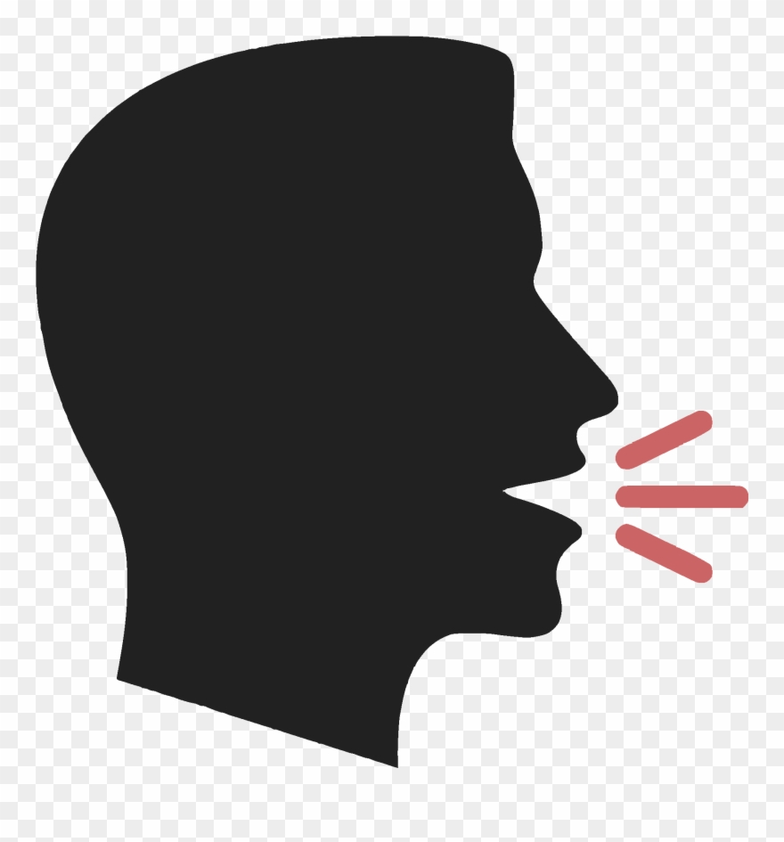 Talks - Silhouette Clipart