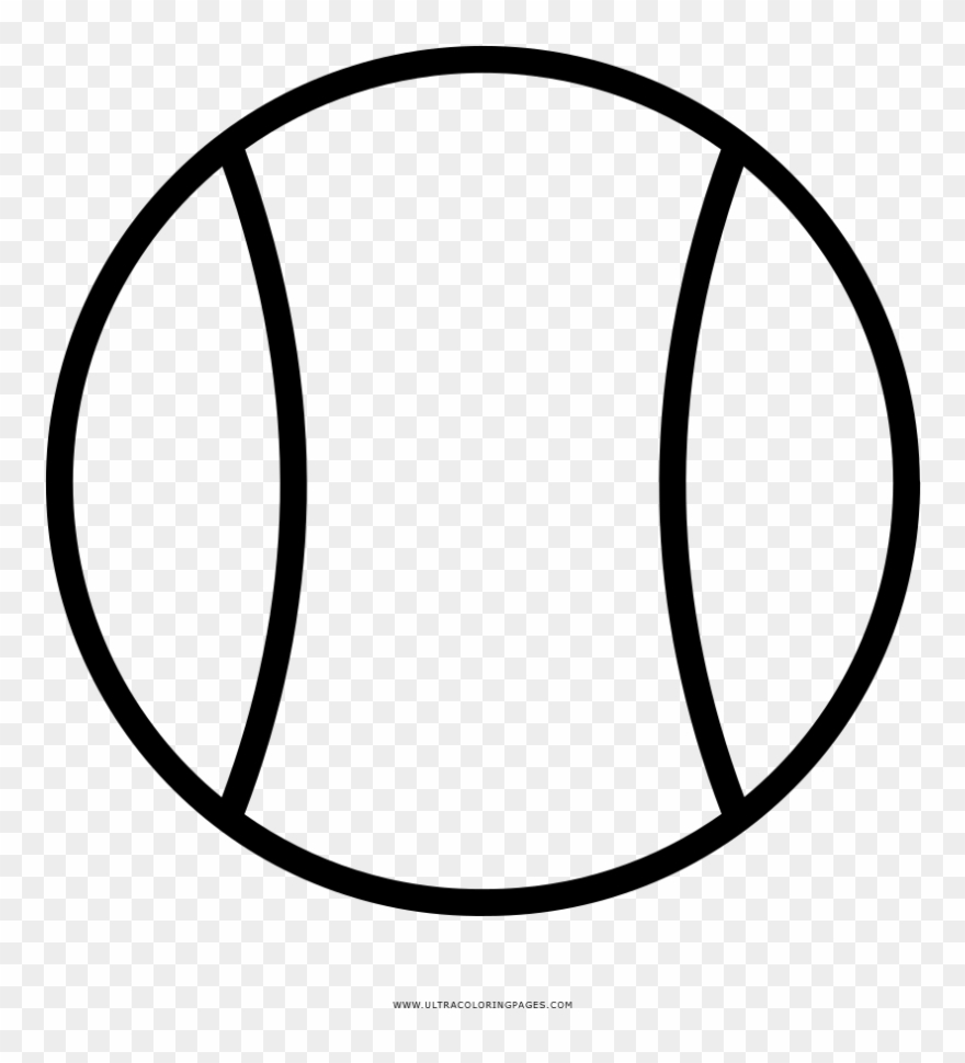 Tennis Ball Coloring Page - Basketball Clipart