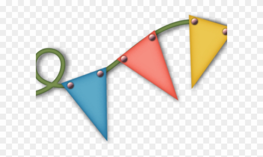 Patriotic Clipart Pennant - Flag - Png Download