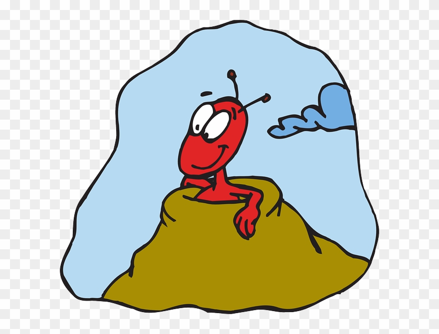 Clipart Of Stories, Dirt And Ant The - Png Download