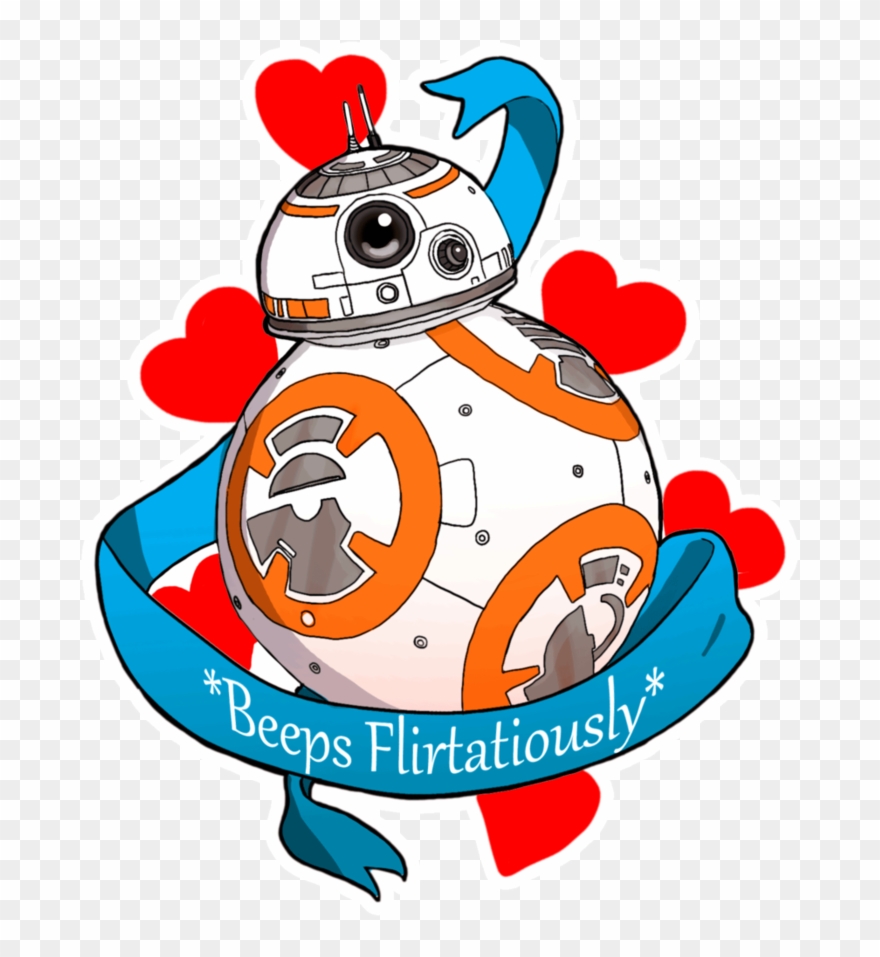 Bb-my Valentine By Mattllo13 - Star Wars Valentine Clipart - Png Download