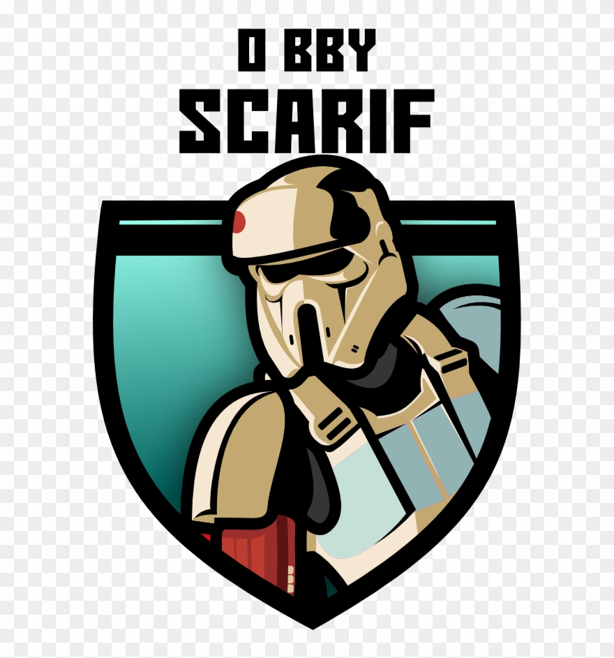Coastal Defender Stormtrooper, Scarif - Cartoon Clipart